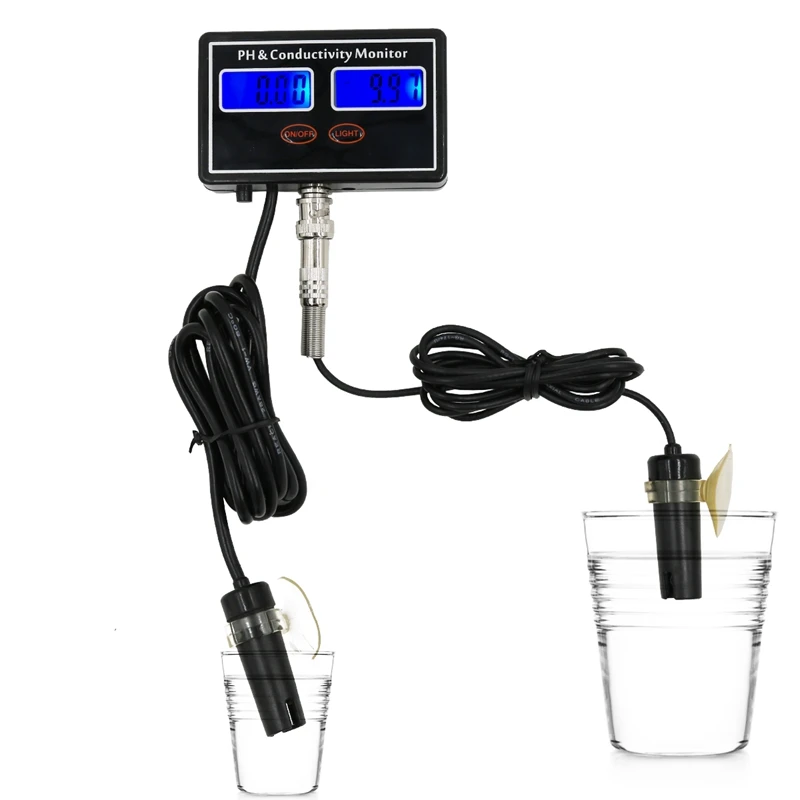 Aquarium Fish In Online - Digital Online PH EC Conductivity Monitor