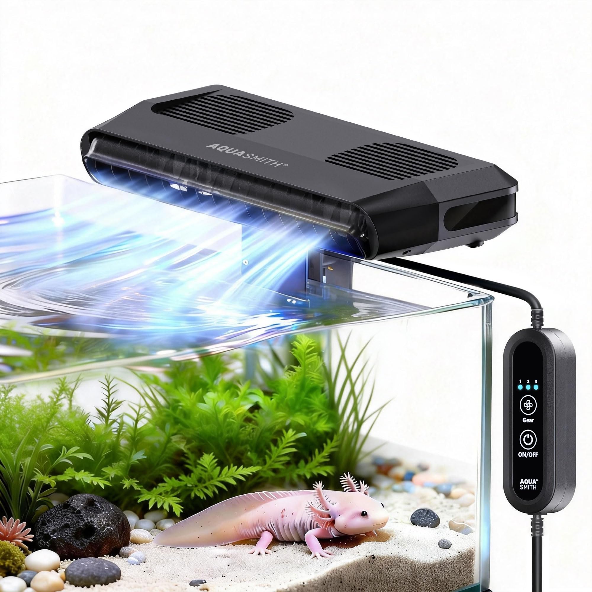 Aquarium Fish Marine - Aquarium Fan, Ultra-Quiet Fish Tank Chiller,
