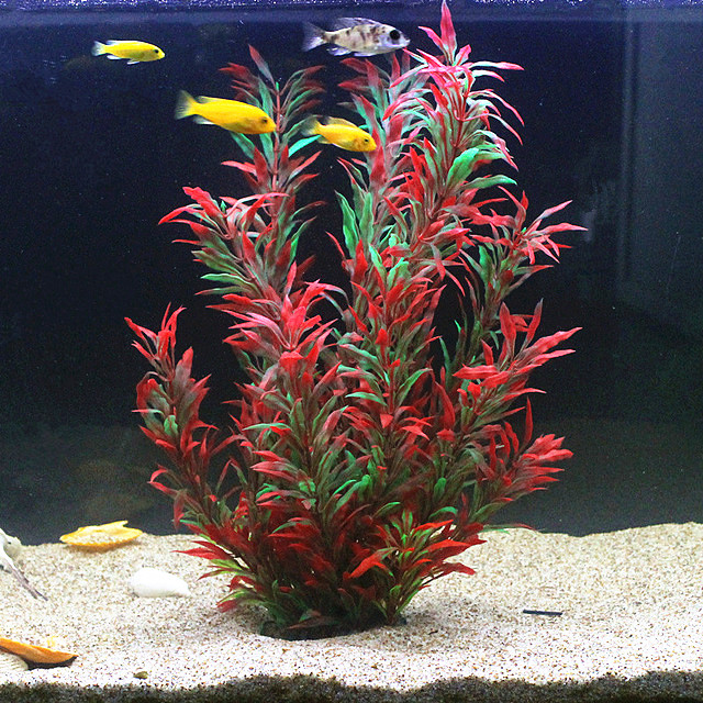 Aquarium Fish House - 50CM Artificial Fish Tank Rare Plants
