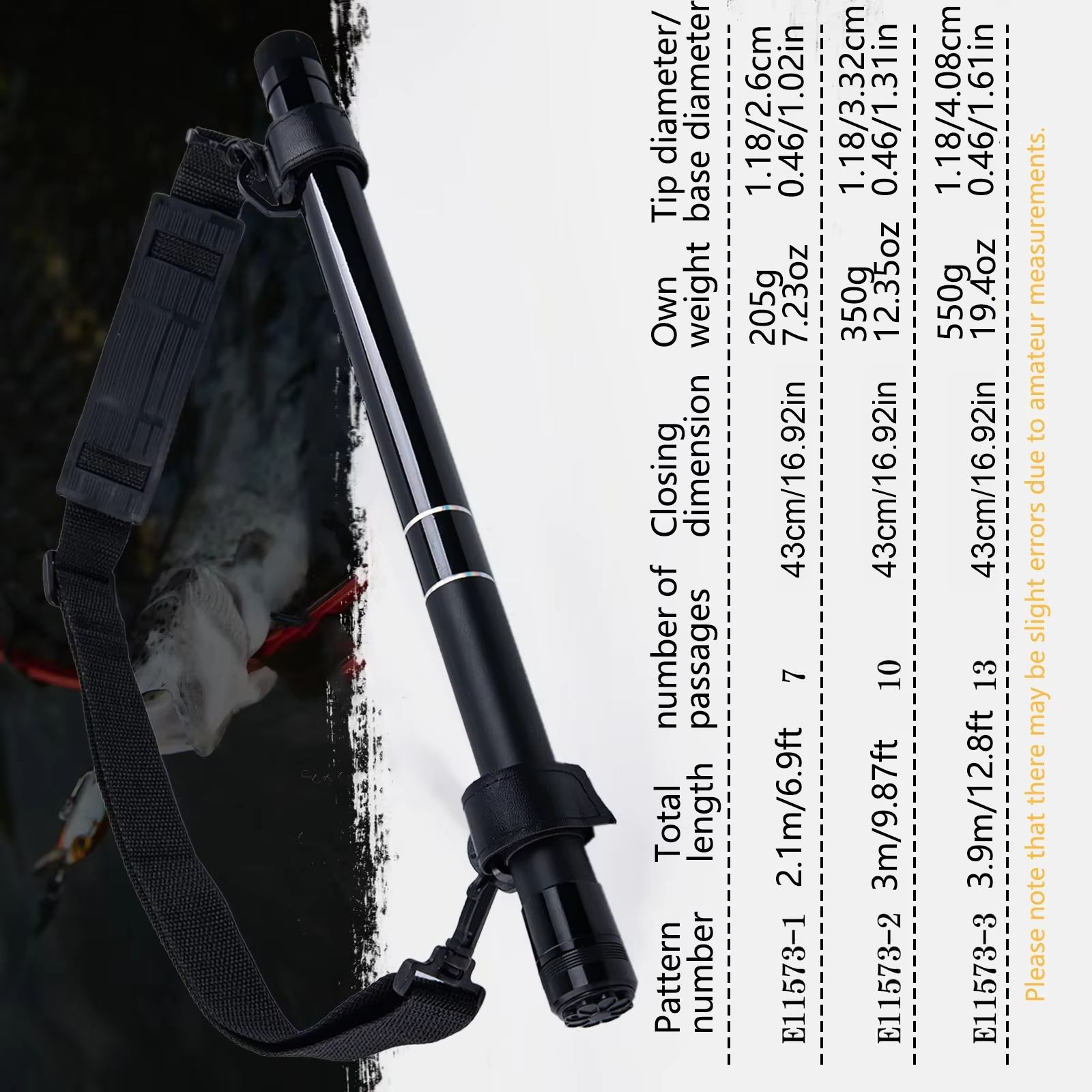 Portable Fishing Net Pole 2.1M - Fish Net Handle 评论和价格