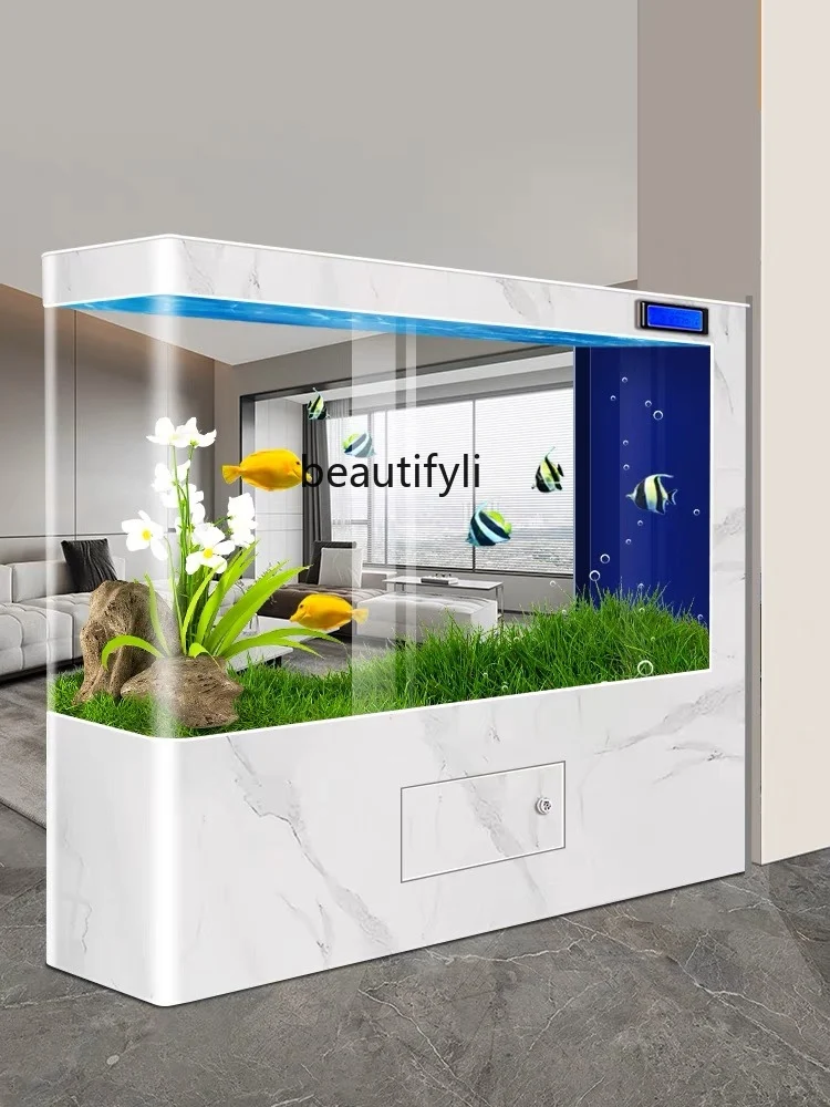 Fish Tank Living Room Light Lu - Live Fish Aquarium 评论和价格
