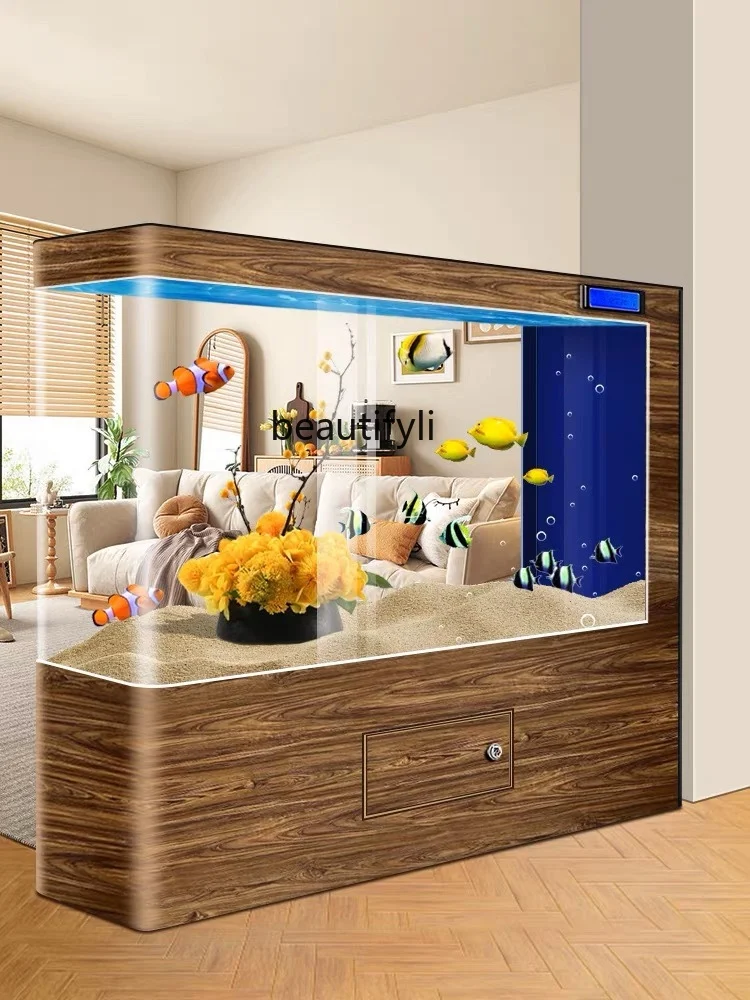Fish Tank Living Room Light Lu - Live Fish Aquarium 评论和价格