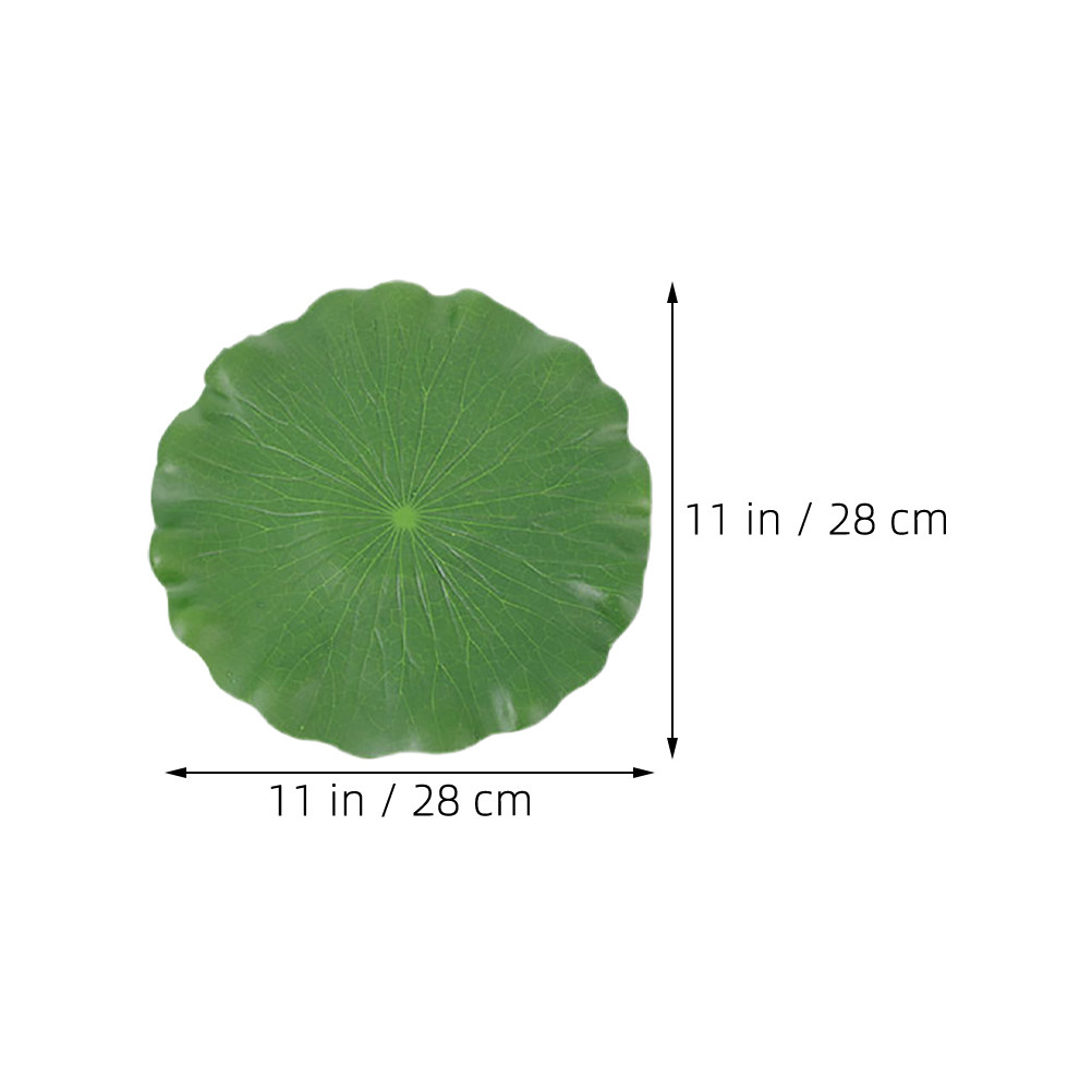 Artificial Lily Pads 15Pcs Rea - Aquarium Fish In Pond 评论和价格