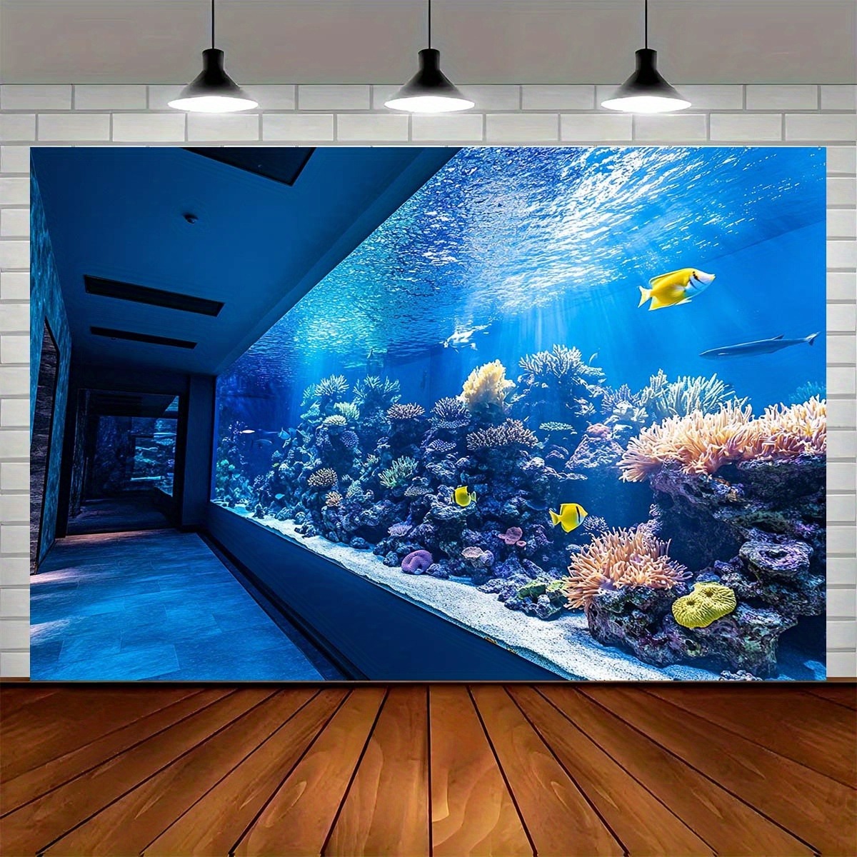 Vibrant Underwater Aquarium Ta - Fish Aquarium Home 评论和价格