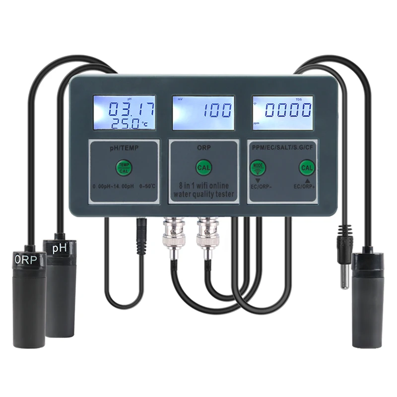 WiFi Digital PH ORP TDS EC Sal - Aquarium Fish In Online 评论和价格