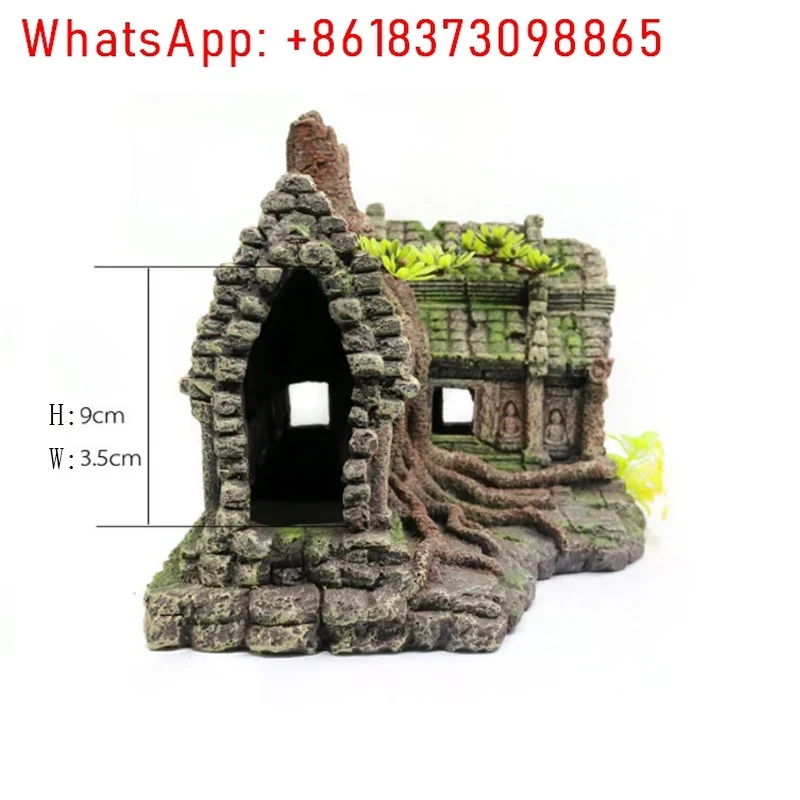 Resin Tree House Wooden Aquari - Aquarium Fish House 评论和价格