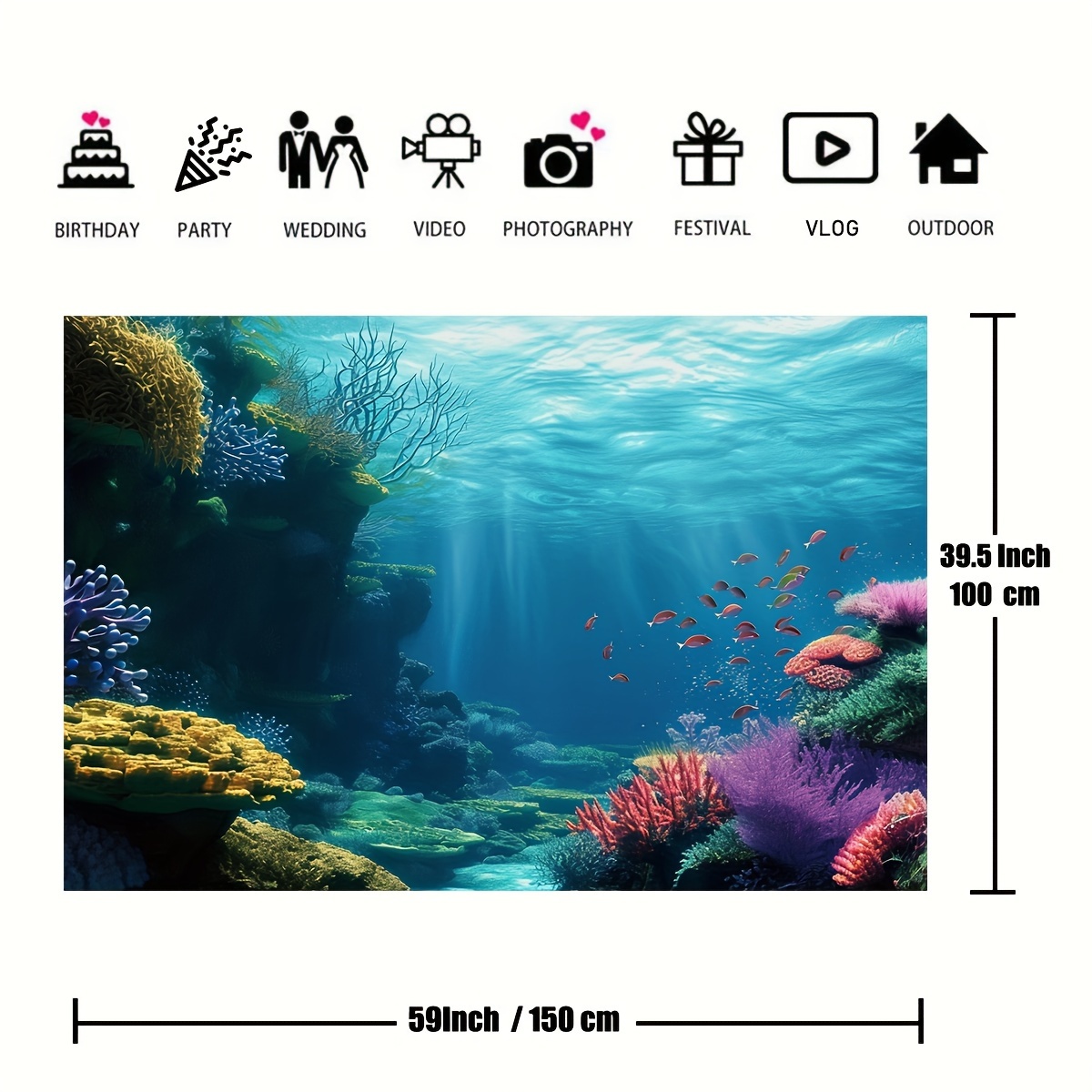 1pc Underwater Coral Reef Fish - Aquarium Fish Marine 评论和价格