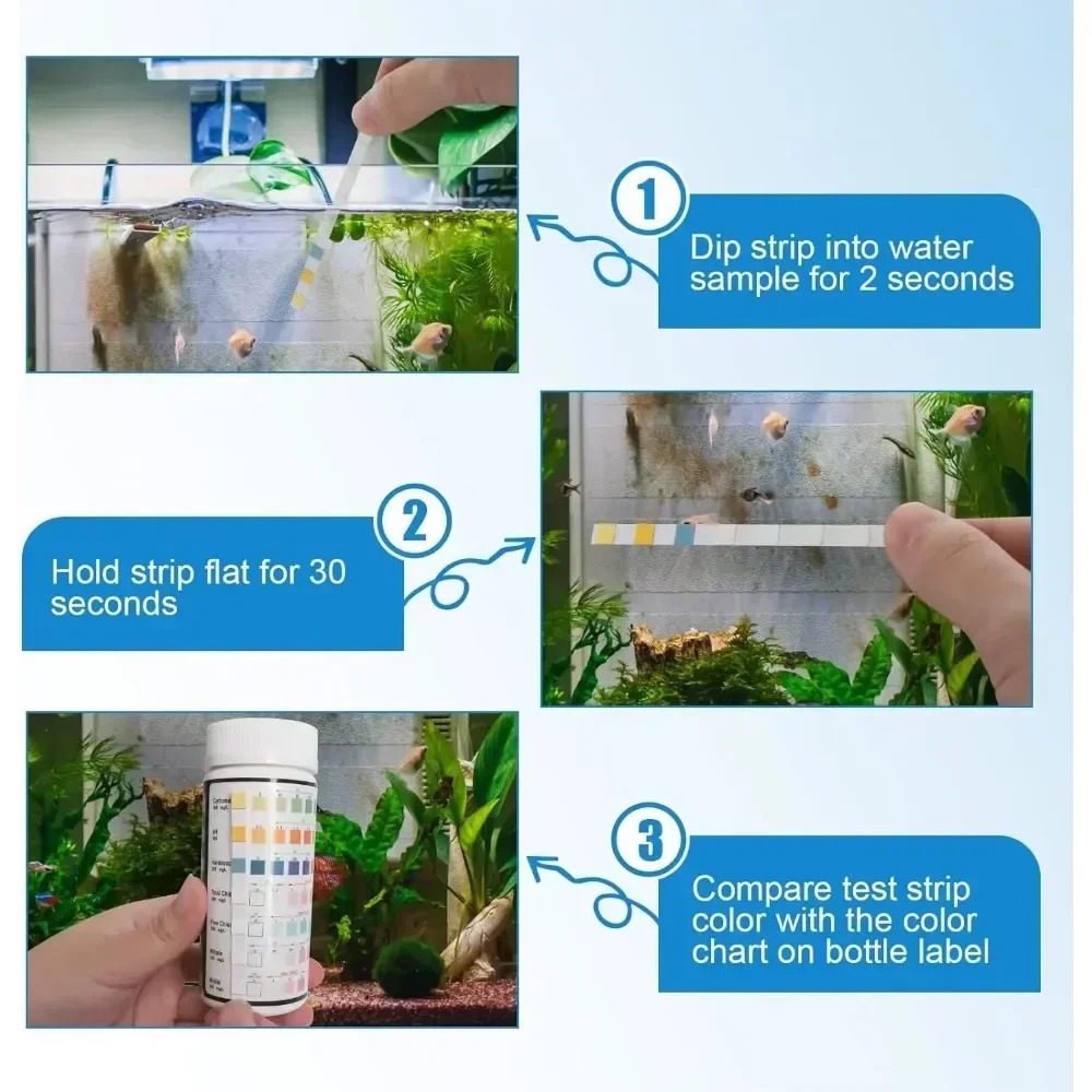 Aquarium Test Strip  PH Qualit - Aquarium Fish Freshwater 评论和价格