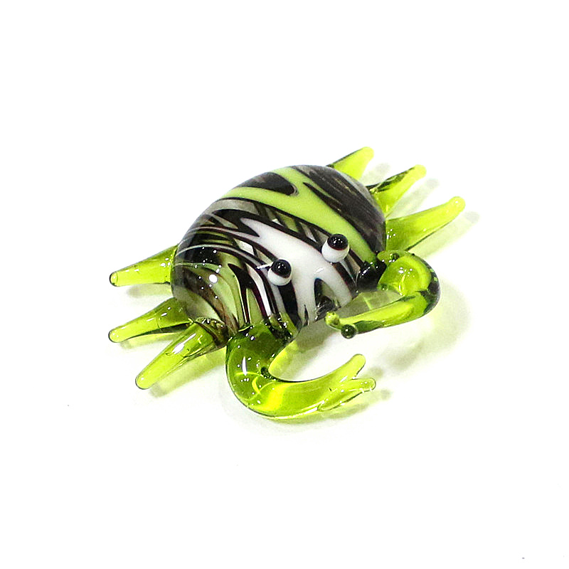 Handmade Cute Mini Glass Crab  - Aquarium Fish Japan 评论和价格