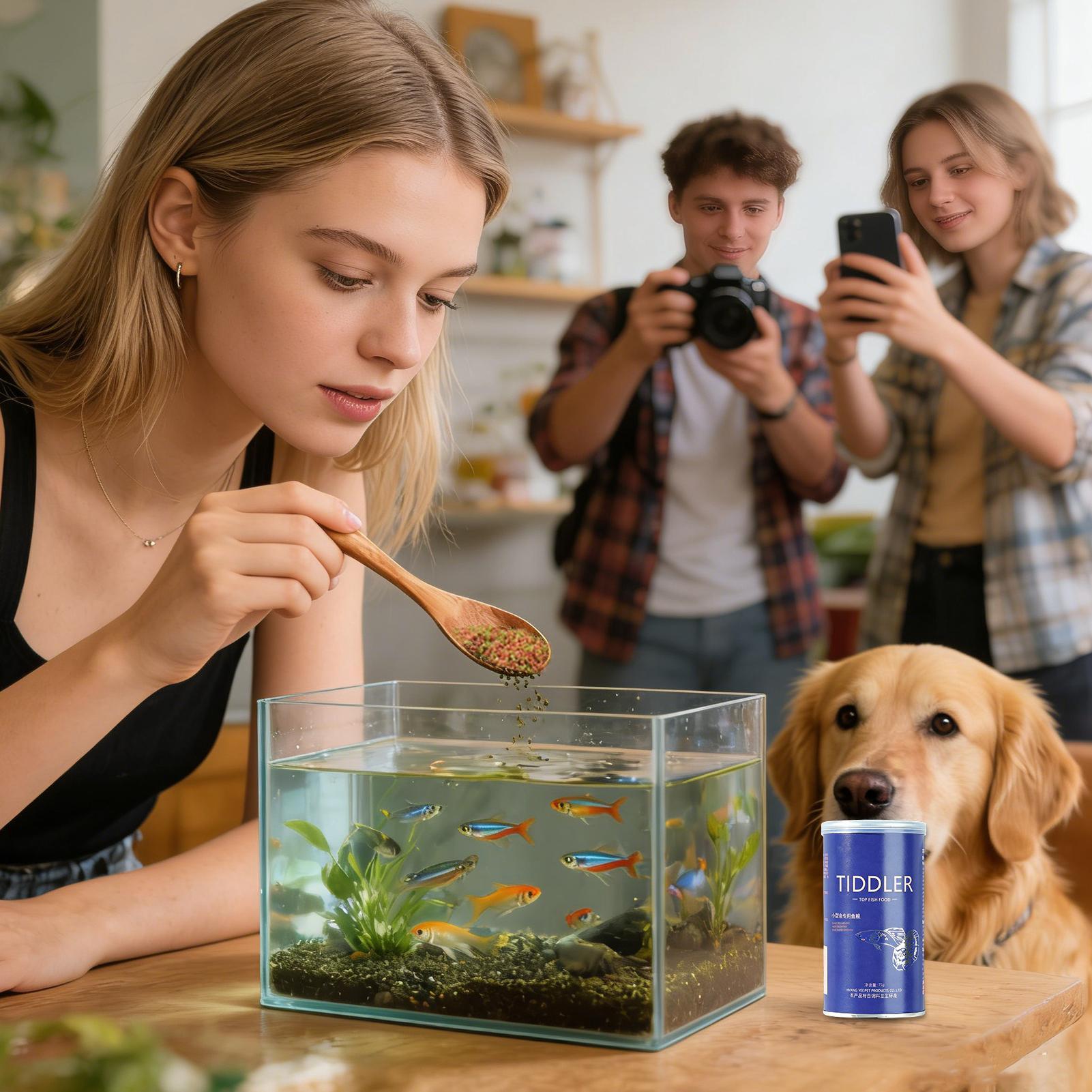 Fish Food Aquarium Feed Small  - Aquarium Fish Freshwater 评论和价格