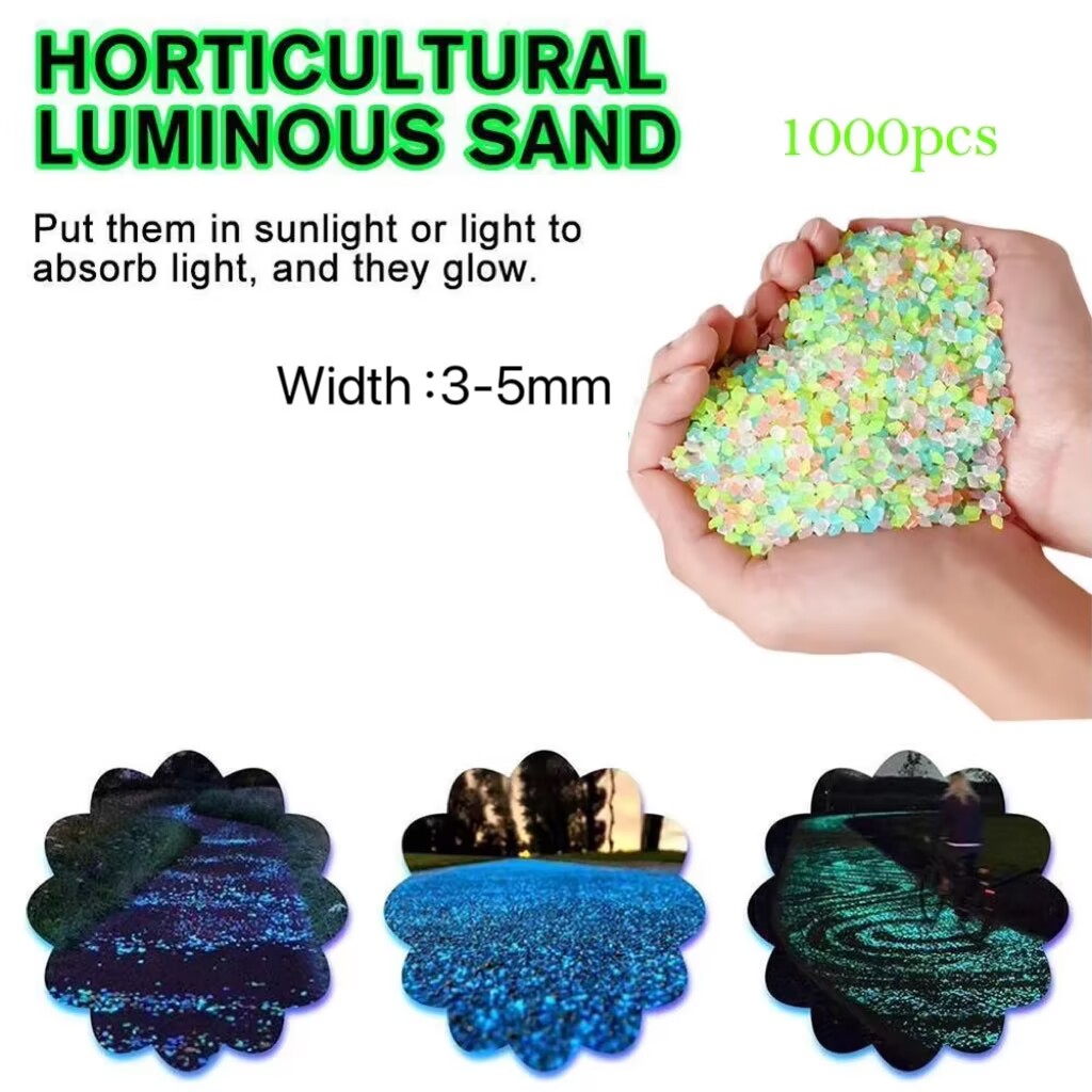 2000Pcs 3-5mm Luminous Sand Gl - Fish Aquarium Home 评论和价格