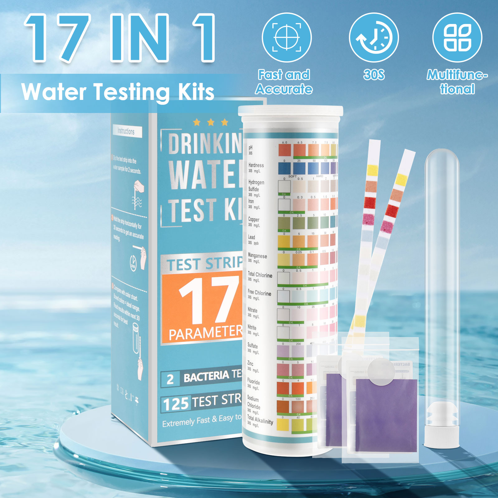 5-17 in 1 Aquarium Test Strips - Aquarium Fish Freshwater 评论和价格
