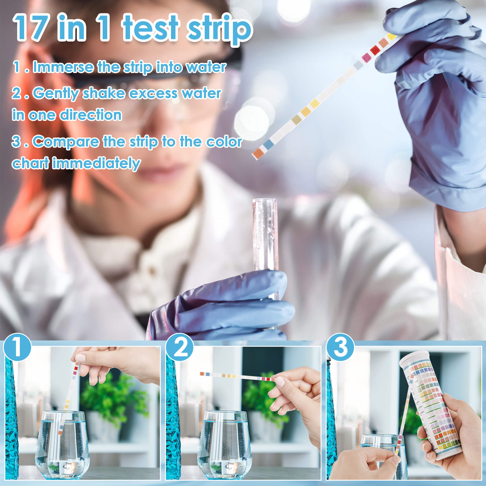5-17 in 1 Aquarium Test Strips - Aquarium Fish Freshwater 评论和价格