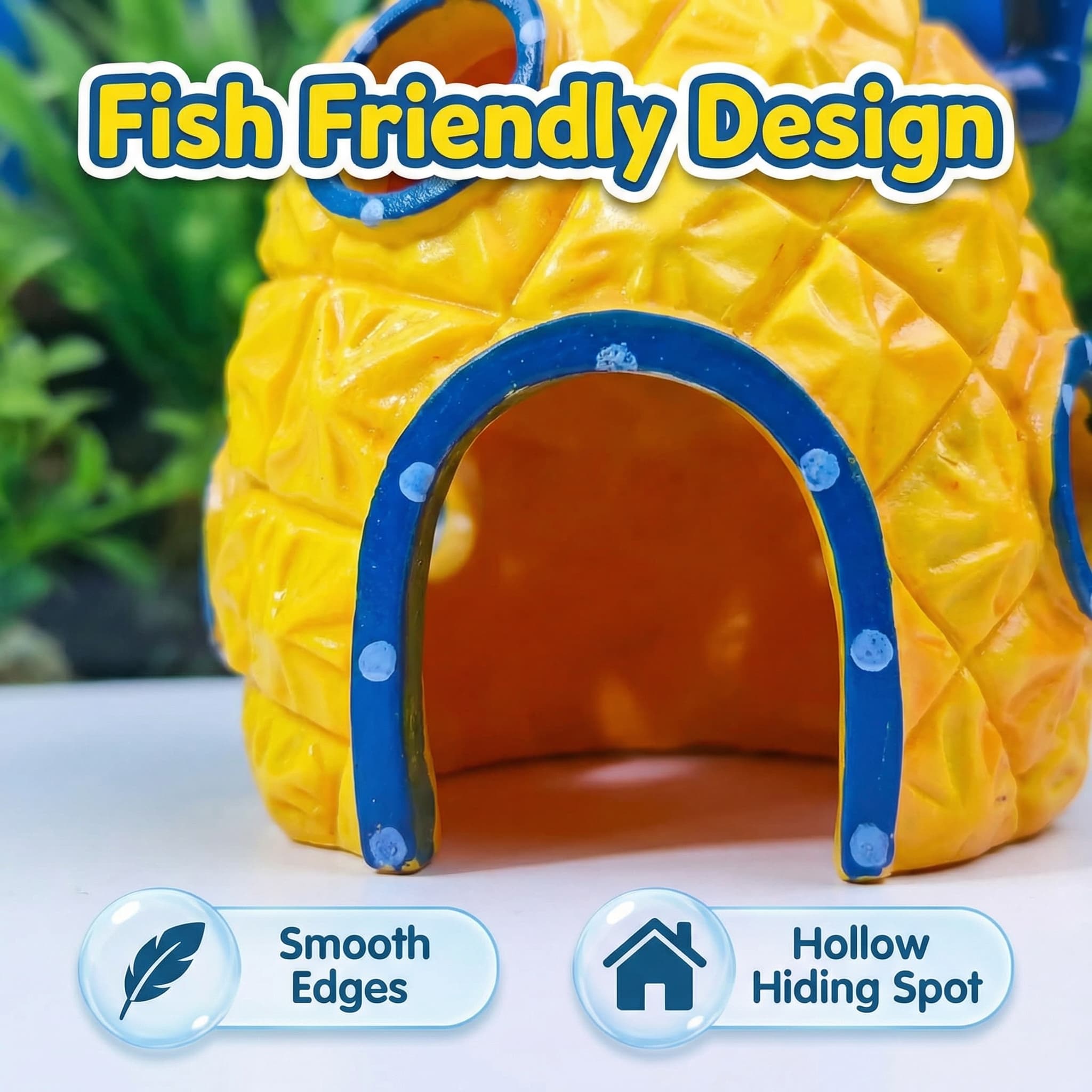 Pineapple House Aquarium Decor - Aquarium Fish Marine 评论和价格
