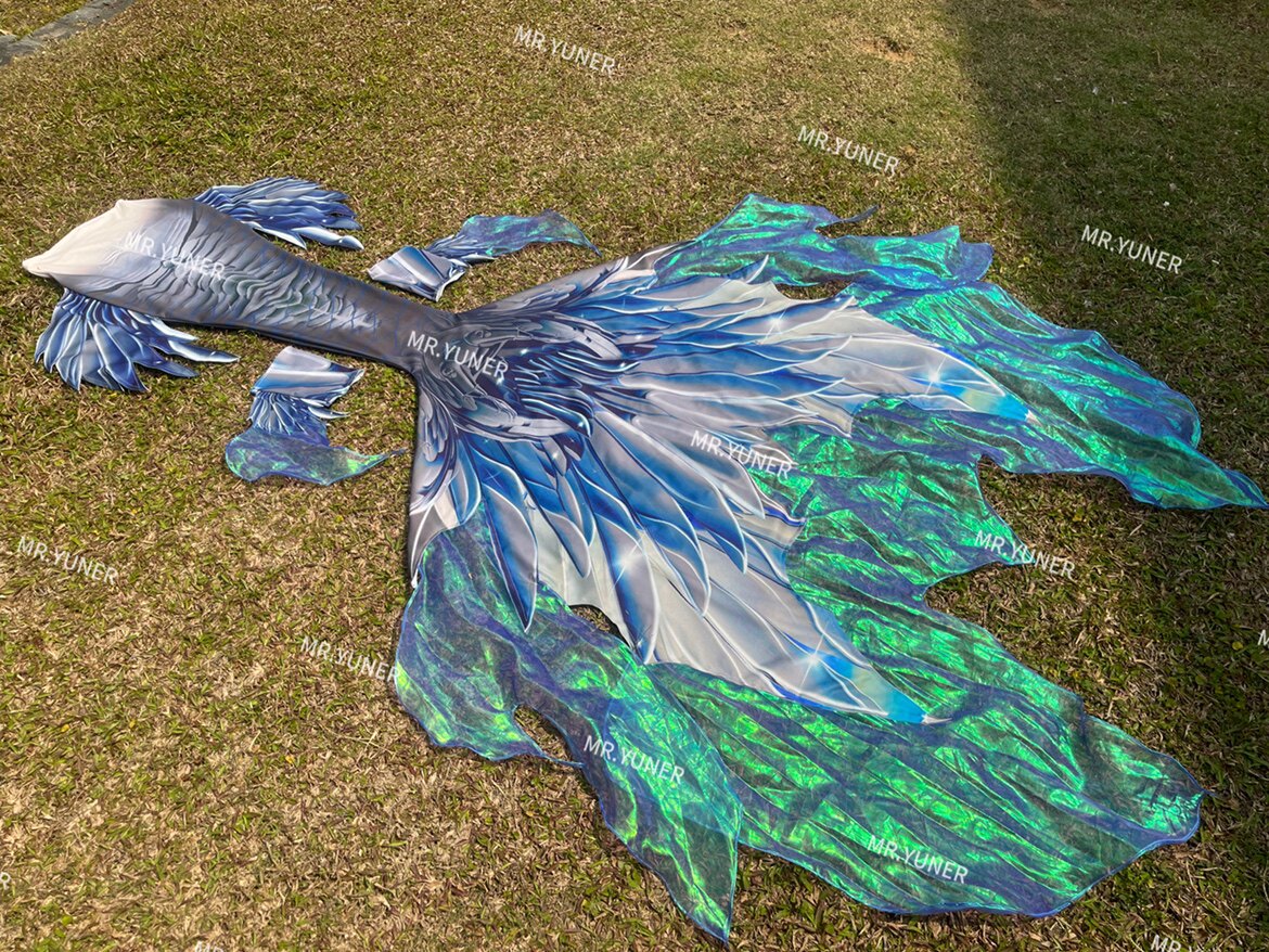 Original Mermaid Big Fish Tail - Aquarium Fishes 评论和价格