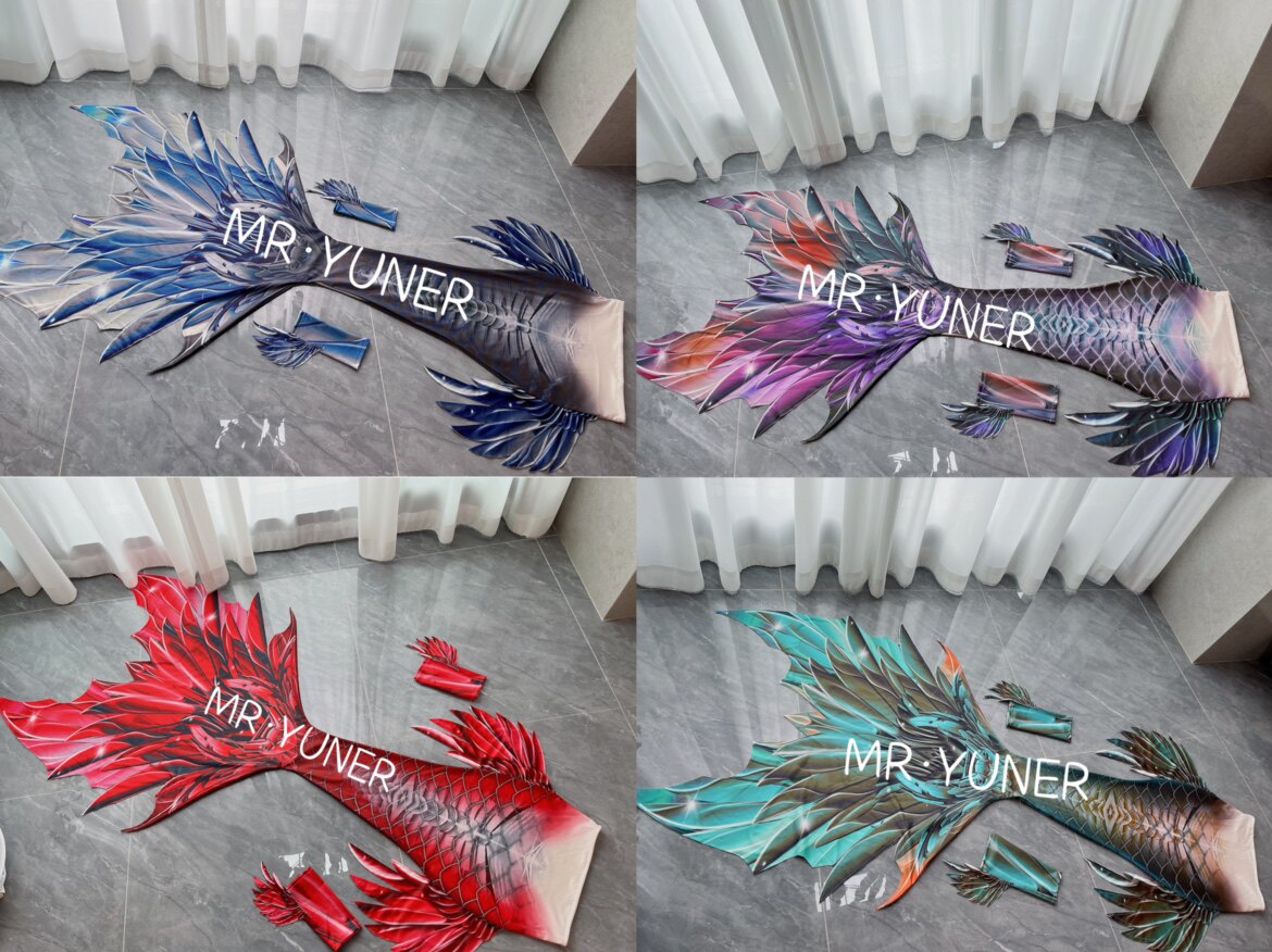 Original Mermaid Big Fish Tail - Aquarium Fishes 评论和价格