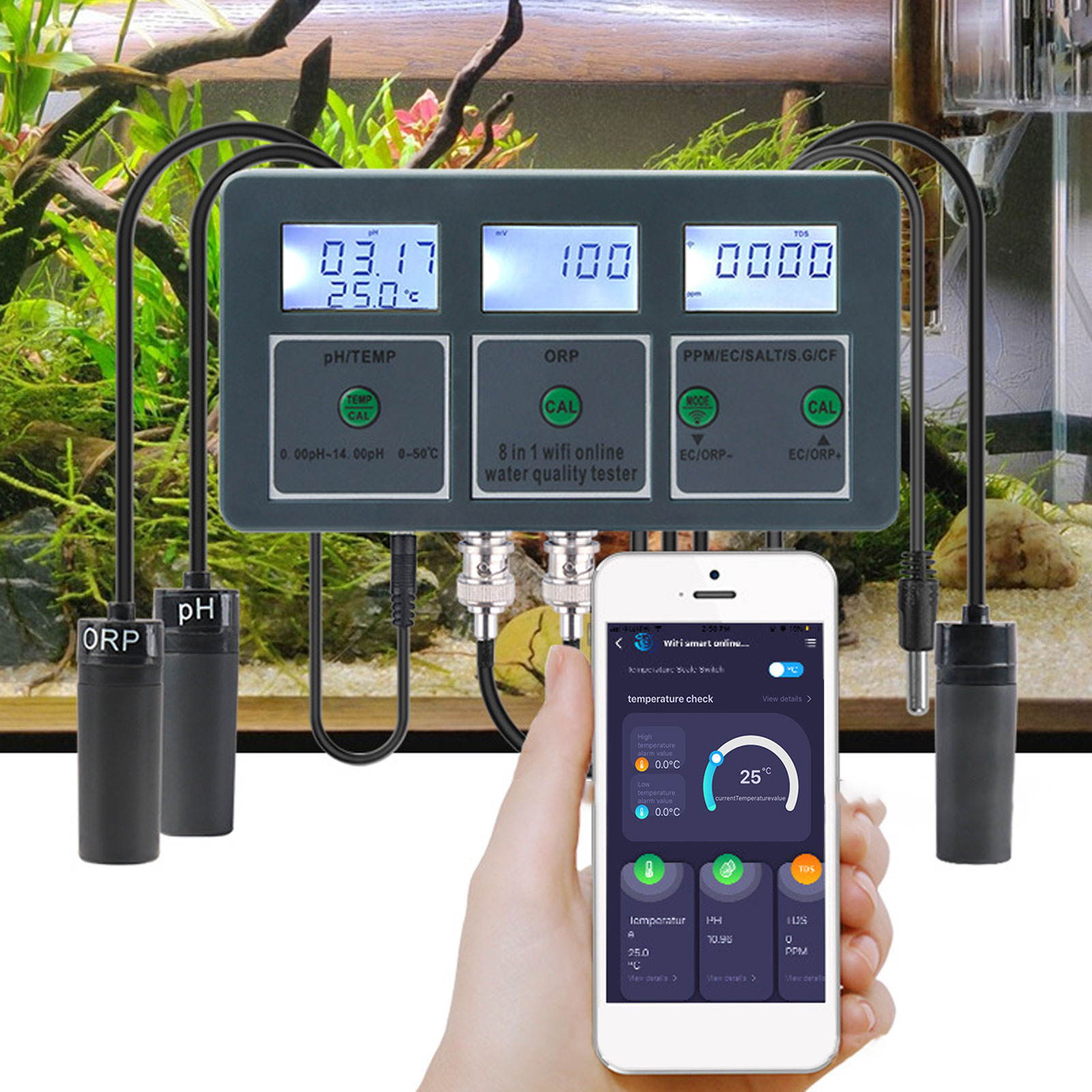 Water Quality Tester Multi Par - Aquarium Fish In Online 评论和价格