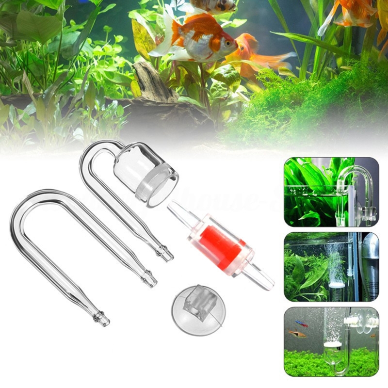 4pcs Set DIY CO2 Diffuser For  - Live Fish Aquarium 评论和价格